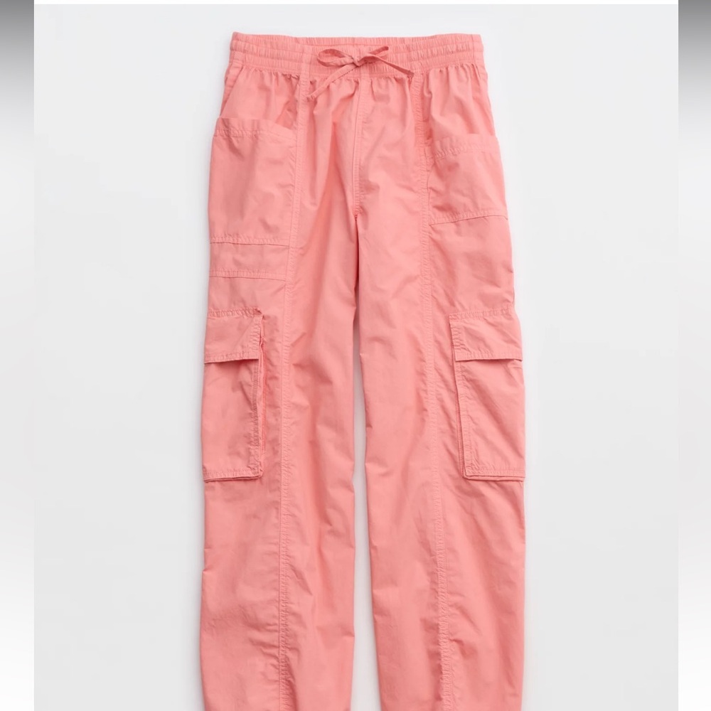 NWT AERIE PANT peachy/coral color Sz M